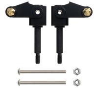 Aluminum Front Knuckle Arm Set for Tamiya ORV Blackfoot/Frog/Monster Beetle | Aluminum Front Knuckle Arms: Rigid aftermarket replacement for compatible Tamiya ORV front steering assemblies.