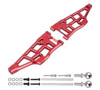 Aluminum Front Lower Suspension Arms for Arrma 1/8 Kraton/Outcast/Notorious/Talion 6S BLX Upgrades Parts,Replace ARA330656 (Red)