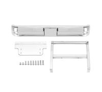 Aluminum Front Rear Bumper Compatible With 1 10 Scale FMS FCX10 K5 Upgrade Parts Chrome Version(Front)