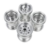 Aluminum Front/Rear Wheel Hub Rims compatible with Big Tire Tamiya CW-01 LunchBox Midnight Pumpkin RC Car Part