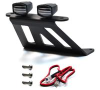 Aluminum Front Skid Bumper Light For Tamiya CW-01 For Lunch Box 1/10 Rc Car | RC Car Front Bumper, Aluminum with Light for 1/10 Buggy Chassis Front Protection and Illumination. Rc Bumper Models