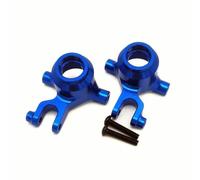 Aluminum Front Steering Blocks Knuckle Arm Blue for Traxxas Mini Maxx Mini Slash 4x4 Mini XRT 10736