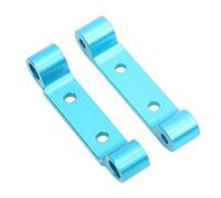 Aluminum Front Upper Arms Rear Bulk Mount CNC Machined RC Upgrade Parts for TT01 Remote Control Car Blue 45x9x8mm 2 Pack