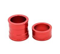 Aluminum Front Wheel Spacers Universal Fit Compatible With CR CRF 125R 250R 450R 250X 450X 250RX 450RX 450L 2002-2019 2020 Models(Red Front)