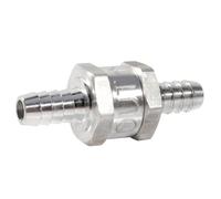 Aluminum Fuel Non Return Check Valve | One Way Petrol Oil Flow Control | 6mm 10mm 12mm Sizes for Carburetors/Low Pressure Systems/Automotive