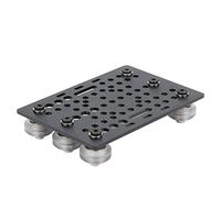 Aluminum Gantry Plate 20-80mm V-Solt Building Board Pulley Set Universal 3 Dimensional Printer Accessories for Openbuilds, Compatible with V Slot Linear Guide