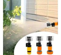 Aluminum Garden Sprinkler Head for Precision Flower & Nursery Watering, 400/1000/2000 Mesh Adjustable Spray, Fits 4"/6"/1" Hose