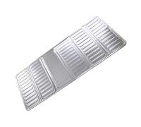 Aluminum Gas Baffle - 33x12 Sheet Panel, Anti-Splash Plate, Frying Wall | Worktop Burner Surround Outdoor Picnic Windshield Cleaning Gadget Preventer Hot Oil Block Burner Proof Divider