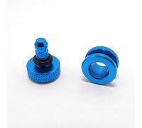 Aluminum Gasoline Fuel Filler Pipe Tube Stopper Dot Line Plug Tank Lid Cap For Carb Gas Tank RC Boat Car Airplane(Blue)