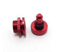 Aluminum Gasoline Fuel Filler Pipe Tube Stopper Dot Line Plug Tank Lid Cap For Carb Gas Tank RC Boat Car Airplane(Red)