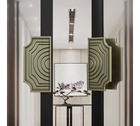 Aluminum Glass Door Handle Set, Anti-Rust and Corrosion Resistant, Modern Design for Interior and Exterior Doors,