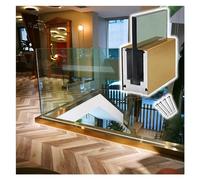 Aluminum Glass Pool Fence Spigot Balustrade Railing Post Clamp - Indoor/Outdoor Decks for Commercial Use 5M/197 Inch Length