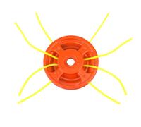 Aluminum Grass Trimmer Top Brush Cutter Tops Strimmer Lawn Mower Accessory with 4 Trimmer Ropes