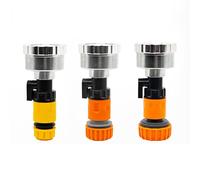 Aluminum Greenhouse Sprinkler Head for Precision Flower & Nursery Watering, 400/1000/2000 Mesh Adjustable Spray, Fits 4"/6"/1" Hose