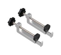 Aluminum Guide Rail Extrusion for Circular Saw with Connector Kit for Woodworking Projects (1pair Clamps )