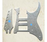 Aluminum Guitar Pickguard and Headstock Plate For Ibanez Guitar Jem 10th Anniversary - Engraved Metal Scratch Plate for RG/Jem Guitars, Custom Guitar Upgrade Parts