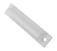 Aluminum Handle Doors Pull Black for - 76mm Center-to-Center 9cm Screen Alloy Finish Kitchen Bathroom Cabinets Casement Length Cabinet (1 Pack)(White)