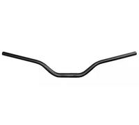Aluminum Handlebar Black With Variable Section 22 - 28 mm With Medium Bend
