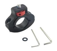 Aluminum Handlebar Mount with 1/4 Screw for GoPro,for Insta 360X5/X4/X3, for DJI Osmo, for Akaso & Fill Light，360° Rotatable Bike & Motorcycle Camera Mount with Side Reinforcement