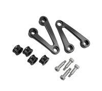 Aluminum Headlight Stay Kit Compatible with Honda CB1300SF CB400SF CB1100 CB1100EX(Ships from: China Mainland; Black)