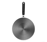 Aluminum Heat Diffuser Plate 24cm Even Heating Thickened Aluminum Diffuser Plate Black Finish Gas Stove Heat Diffuser 24cm Slow Simmering Large 28cm Aluminum Heat Spreader Plate Fast (B-24CM)