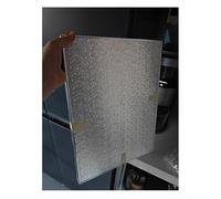 Aluminum Heat Shield Mat - Oil & Heat Resistant Gas Stove Splatter Screen for Grill, Oven & Refrigerator | Large 40x60cm (1.33x2ft) Size