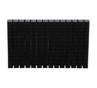 Aluminum Heat Sink Black Cooling Module, Heatsink Radiator Board for Power Supply CPU Router IC PCB Electronics, 90 x 15 x 150 mm High - Conductivity Heatsink Sheet