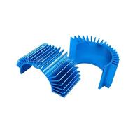 Aluminum Heat Sink For 540 550 Brushless Motors - RC Motor Cooling Heatsink 34.6mm Inner Diameter 28mm Height(Blue)