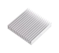Aluminum Heat Sink for High Power Transistor Semiconductor Devices 100x100x18mm (3.93x3.93x0.7inch) High Thermal Conductivity Cooler Fin Module for Electronics Thermal Management