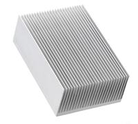 Aluminum Heat Sink for LED, Transistors & Power ICS - 100 x 69 x 36 mm (3.94 x 2.72 x 1.42 in), 23-Fin Radiator, Lightweight Thermal
