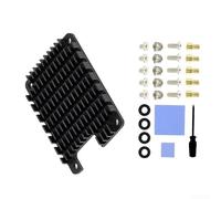 Aluminum Heat Sink Kit for Raspberry Pi Compute Module 4 with Silicone Thermal Pads and Required Mounting Parts