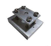 Aluminum Heating Plate, Hot Stamping Machine Block, Embossing Press Element Replacement for 6mm for M6 Sensor 80x100mm