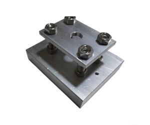 Aluminum Heating Plate, Hot Stamping Machine Block, Embossing Press Element Replacement for 6mm for M6 Sensor 80x100mm