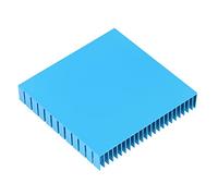 Aluminum Heatsink Cooler 120x120x20mm | Enhanced - Performance Cooling for CPU/PCB/MOSFET | Anodized Finish for Optimal Heat Dissipation | Compatible with Computers & Audio (Blue)