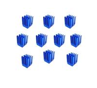 Aluminum Heatsink Radiator 3D Printer Parts Heat Sink For Cooling TMC2209 A4988 DRV8825 Stepper Motor Driver Module(10PCS Blue Heat Sink)