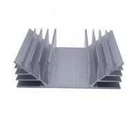 Aluminum HeatSink，Radiator ，Heat Sink DIY Heatsink 100x115.8x32.8mm Radiator Aluminum Heatsink Extruded Heat Sink for Power Amplifier Electronic Heat Dissipation