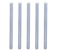 Aluminum Hex Shaft with Screw Hole | High Hardness Wearable Drive Shaft for Robots/Lathes/Engineering Equipment | 12mm Diameter, M4 Threaded Holes (4104-0012-0192)