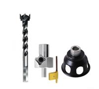 Aluminum Hole Vertical Having 19mm Locator Drill Guide and 20mm Cnc for Precise Woodworking Alloy Positioning for Bushings Metal for Construction (B)