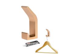 Aluminum Hooks - Heavy Duty Foldable, Wall Door Holder Hanger, Rust-Resistant Folding Coat Rack, Single Hook Accessory | Space Saving Organizational Solution for Bedroom Kitchen Entryway