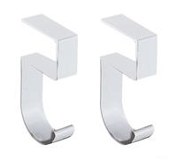 Aluminum Hooks Perfect for Hanging Everyday Essentials on Desks (White)