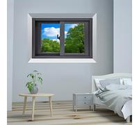 Aluminum Horizontal Sliding Window Replacement for Shed Chicken Coop Bathroom - Tempered Glass with Screen Sizes 20-40in Black Finish Durable & Stylish.