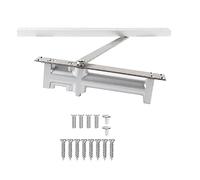 Aluminum Hydraulic Door Closers - Automatic Concealed Buffer for 80KG Doors - High-Quality Hardware Fittings for Smooth Silent Closing Mechanism