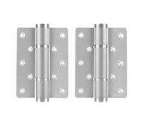 Aluminum Hydraulic Strut Hinge for Doors Offering Silent Closing Smooth Motion and Reliable Load Support Without Visible Hardware (silvery)