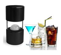 Aluminum Ice Ball Press - Professional Clear Ice Sphere Maker Kit for Home Bars and Bartenders