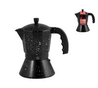 Aluminum Induction Coffee Maker Stone Decor 3 Cups Home