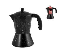 Aluminum Induction Coffee Maker Stone Design 6 Cups Home