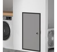 Aluminum Inspection Access Panel 36'' 48'' High, Fireproof Drywall Hole Wall Cover Plate for HVAC Water Valves Duct Systems, Flush-mounted Large Maintenance Acess Doors(Balck,WxH 28x48in)