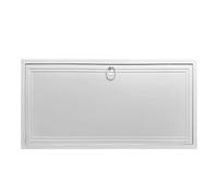 Aluminum Inspection Panel, Rectangular Wall & Ceiling Access Door, Service Hole Cover Plate for Plumbing Electrical Wiring HVAC Duct, White Finish(24x40in/61x102cm)
