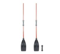 Aluminum Kayak Paddle - 61 Inch Detachable Oars, Pp Blade Paddle, Ergonomic Non-Slip Handle with Telescopic Adjustable Shaft | Oars for Kayaks Assault Boats Inflatable Boats Fishing Floating Platforms
