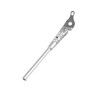 Aluminum Kickstand for For BROMPTON Folding Bicycle, Adjustable Height, Lightweight for Easy Installation (silver)